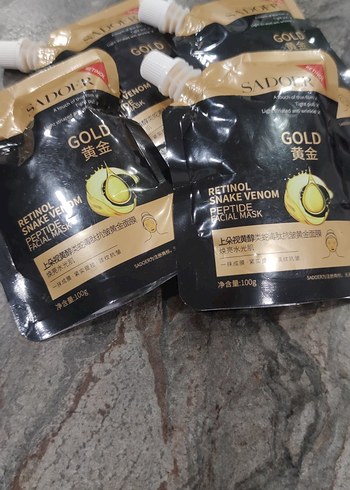 Sadoer Altın Retinol Yılan Zehri Peptit Maske 100g - Görsel 2