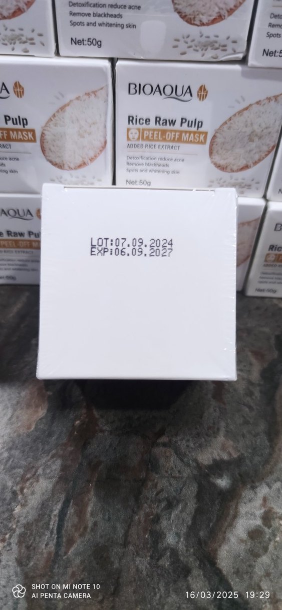 Bioaqua Pirinç Özlü Soyulabilen Maske 50g - Görsel 3