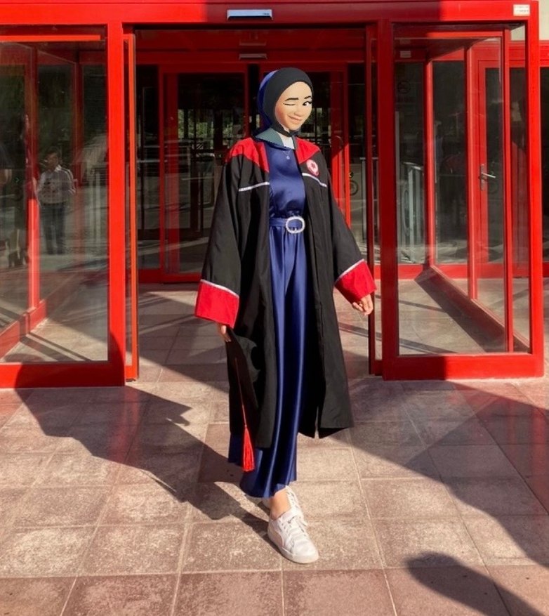 Kadın Lacivert Uzun Saten Elbise - Görsel 3