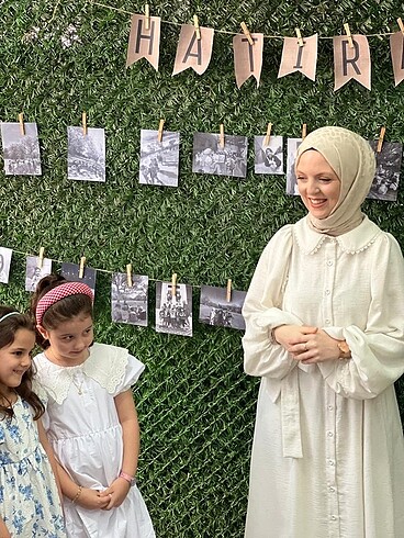 38 Beden çeşitli Renk Bebe yaka elbise