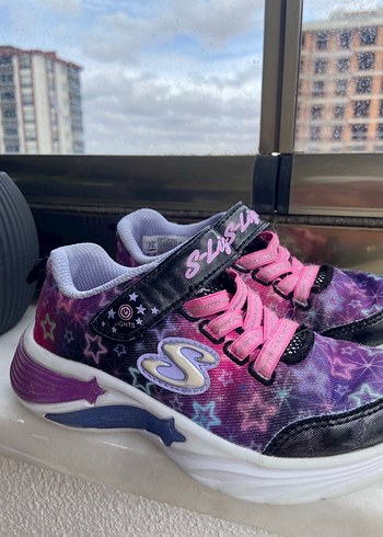 Skechers Kız Çocuk Mor Bağcıklı Spor Ayakkabı