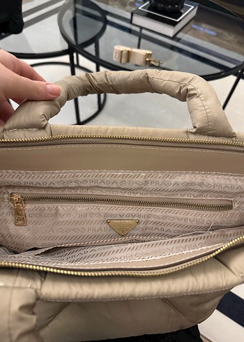 Bej Kadın Prada El Çantası - Görsel 3