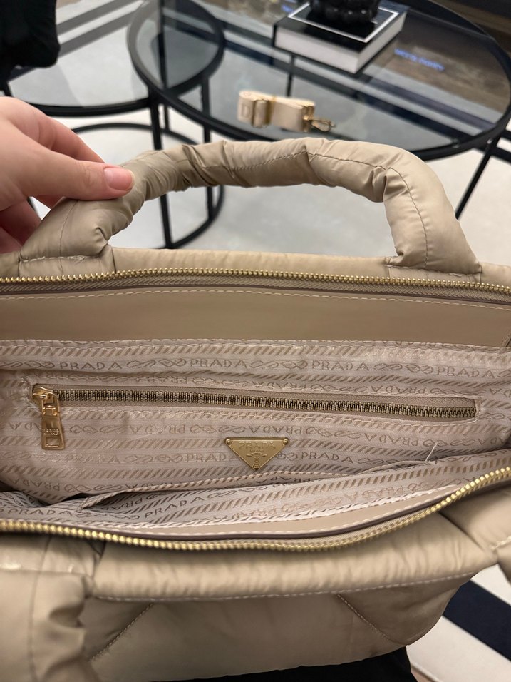 Bej Kadın Prada El Çantası - Görsel 3
