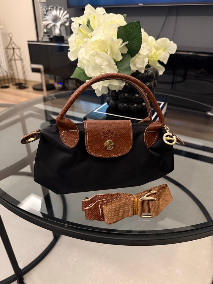 Kahverengi Deri Tokalı Kadın El Çantası - Görsel 2