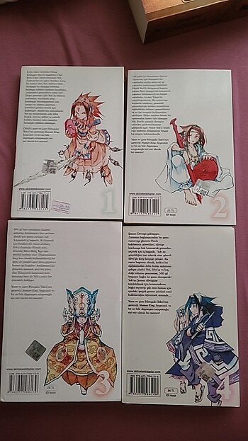  Beden Renk SHAMAN KING 1,2,3,4