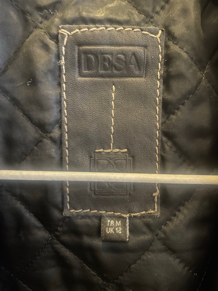 Desa Siyah Deri Ceket - Görsel 3