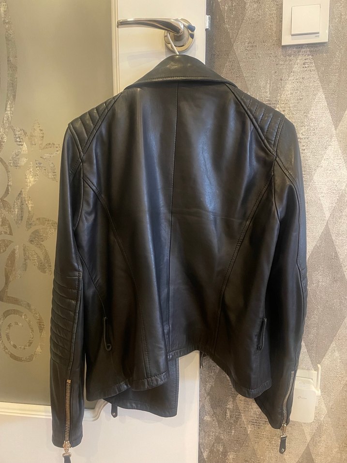 Desa Siyah Deri Ceket - Görsel 2