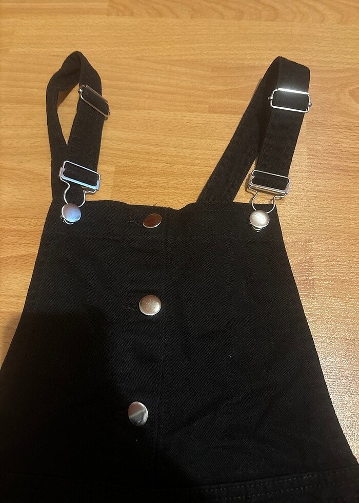 siyah salopet - Görsel 2