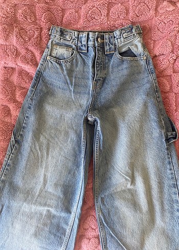 bershka carpenter wide balloon jean - Görsel 2