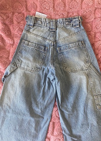 bershka carpenter wide balloon jean - Görsel 4