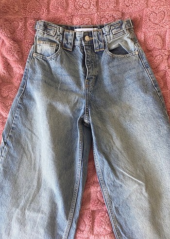 bershka carpenter wide balloon jean - Görsel 3