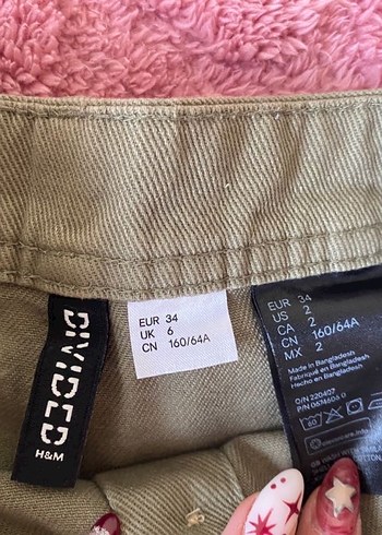 h&m dugmeli etek - Görsel 2