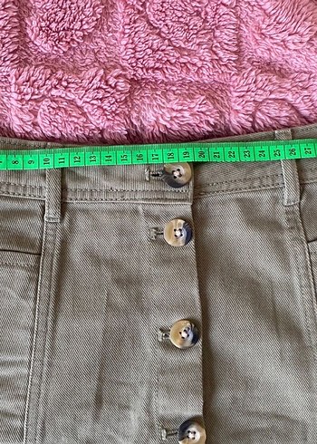 h&m dugmeli etek - Görsel 3