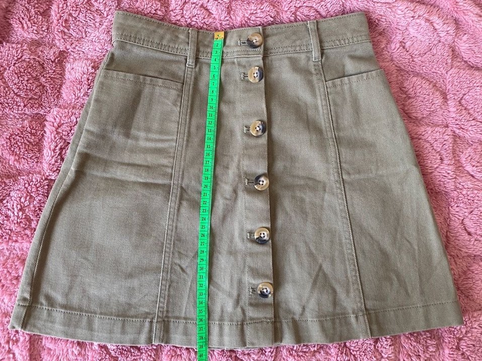 h&m dugmeli etek - Görsel 4