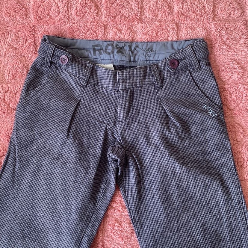 y2k vintage low waist flare roxy pantolon - Görsel 2