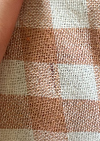 cottagecore ekose elbise - Görsel 3