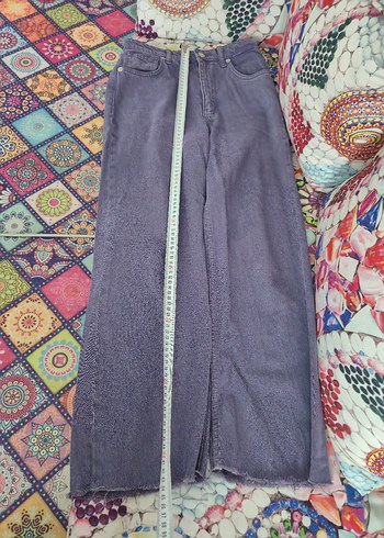36 Beden mor Renk zara menekşe rengi pantolon