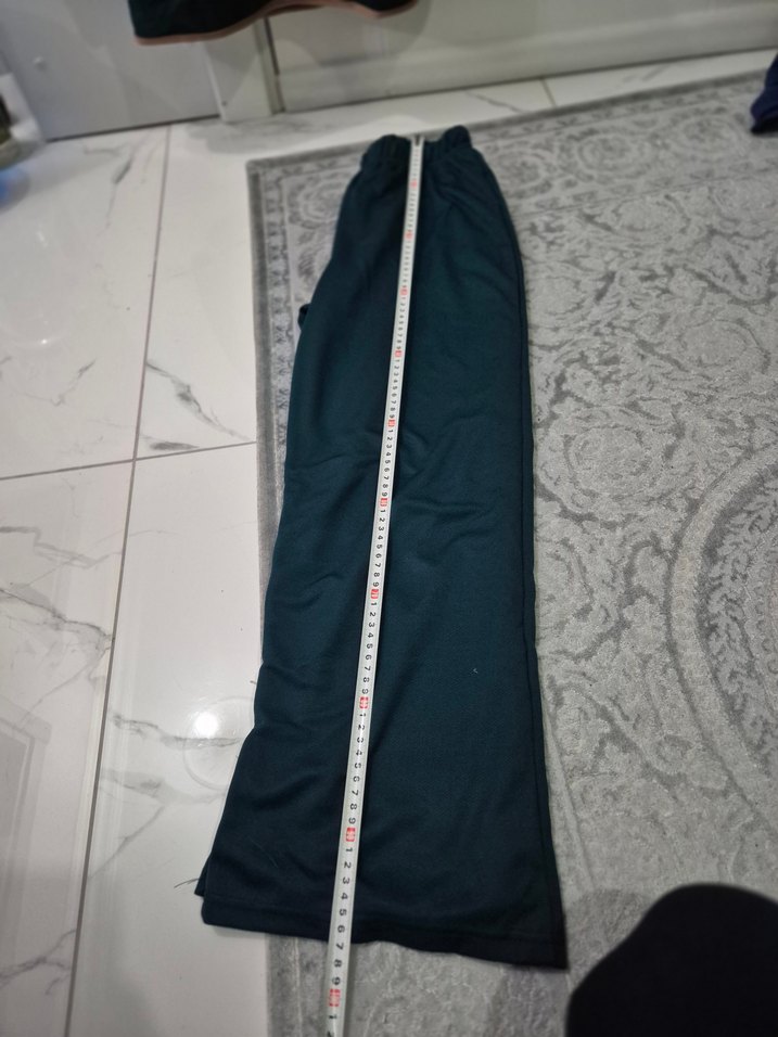 Kadın koyu yeşil  Kapüşonlu eşofman takımı - Görsel 5