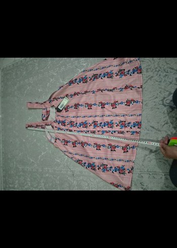 Pembe Bohem Tarz Mini Tulum - Görsel 6