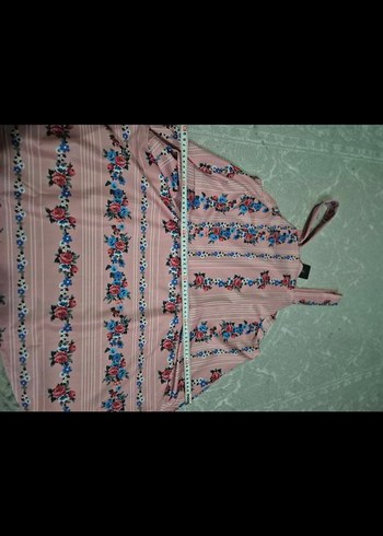 Pembe Bohem Tarz Mini Tulum - Görsel 5