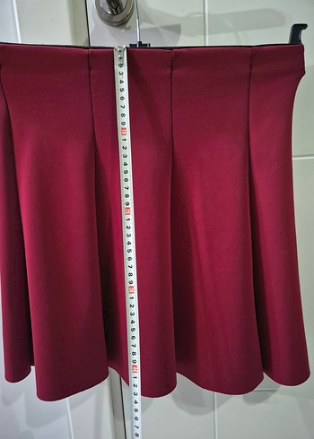 Bordo etek skuba kumaş - Görsel 5