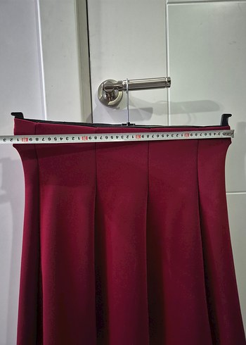 Bordo etek skuba kumaş - Görsel 4