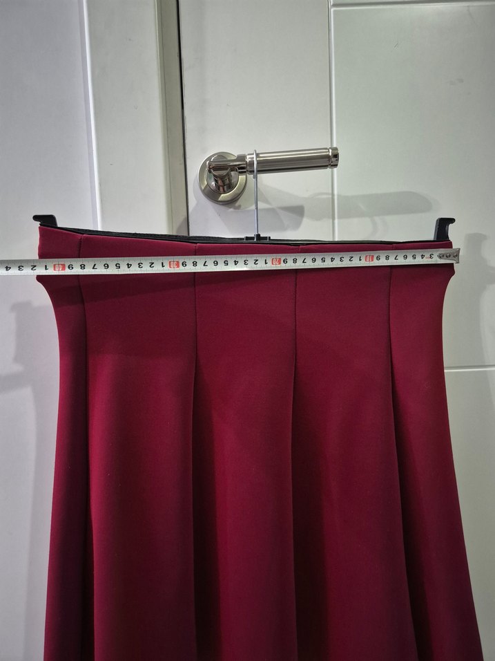Bordo etek skuba kumaş - Görsel 4
