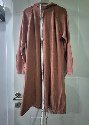 Kadın somon Triko Elbise - Görsel 4