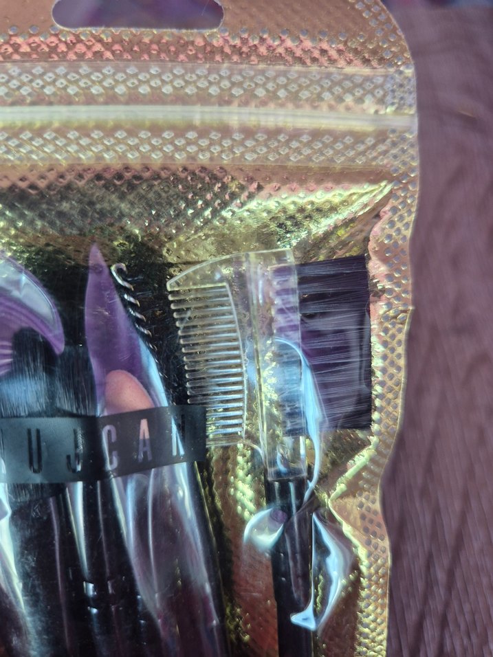 Siyah 7 Parça Makyaj Fırçası Seti - Görsel 2