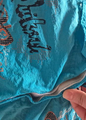 Mavi Desenli Erkek Deniz Şortu - Görsel 7