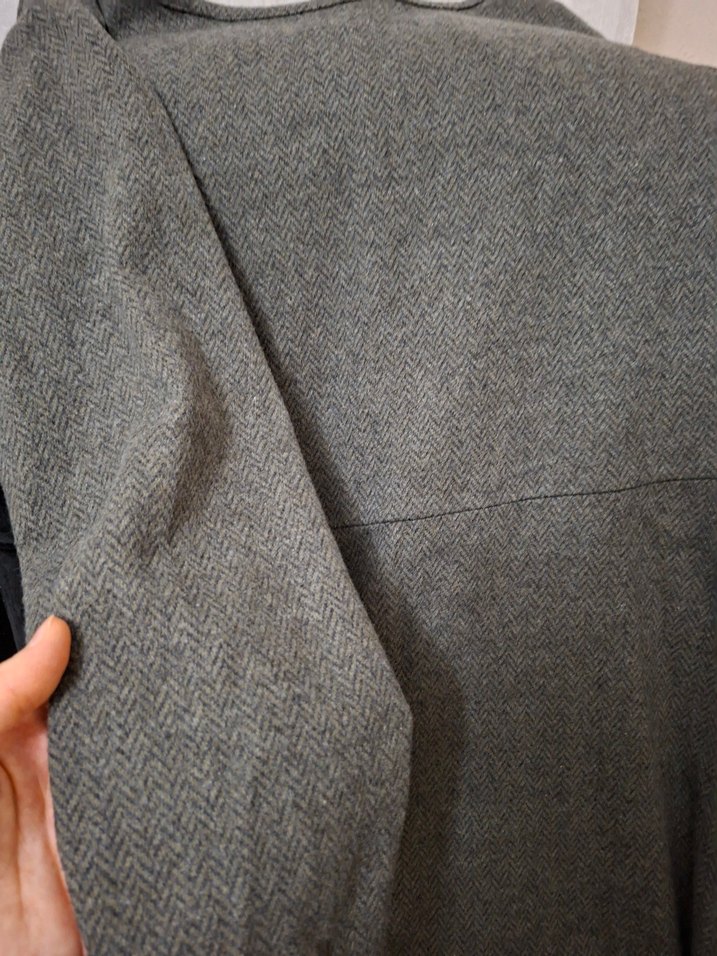 Gri Uzun  elbise - Görsel 2