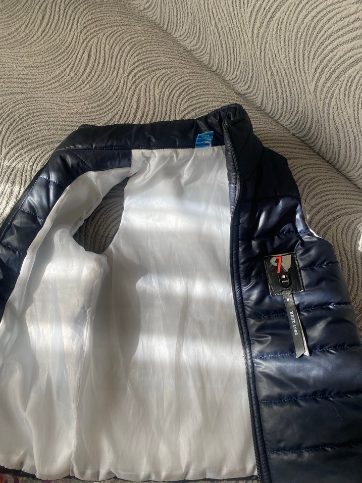 Fermuarlı Gri çocuk şişme yelek - Görsel 2