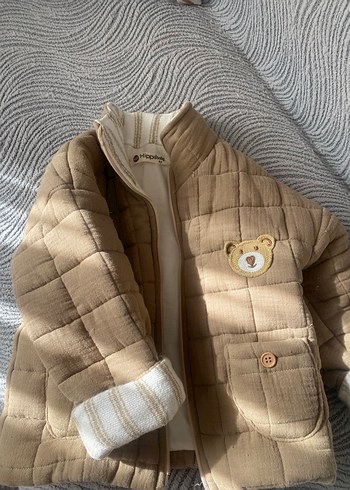 Kahverengi Nakışlı Erkek Çocuk Ceketi - Görsel 4