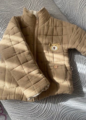 Kahverengi Nakışlı Erkek Çocuk Ceketi - Görsel 2