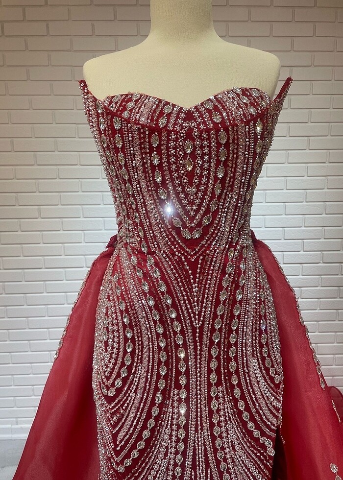 After party elbise kısa gelinlik - Görsel 5