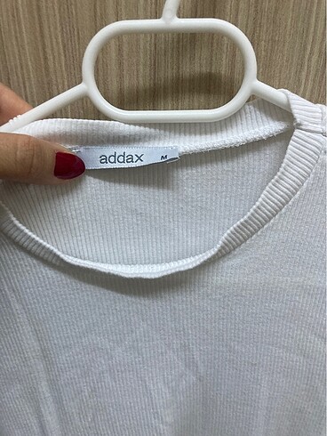 m Beden beyaz Renk Addax bluz