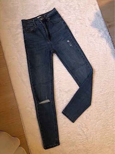 Pull and Bear Pull & Bear yüksekbel jean