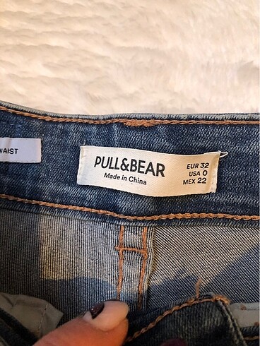 xs Beden Pull & Bear yüksekbel jean