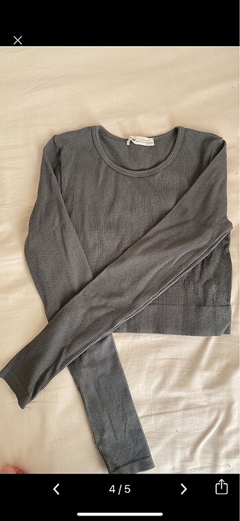 xs Beden haki Renk Pull&bear crop