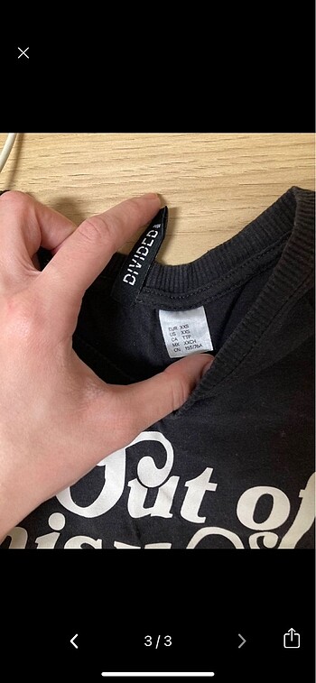 H&M Hm crop tisort