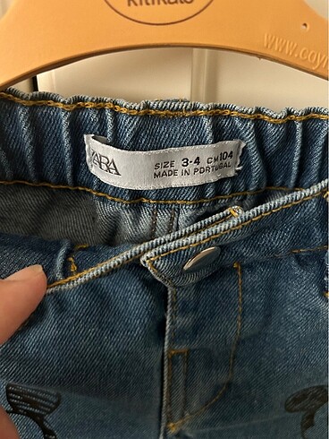 Zara Zara kız çocuk jean kot
