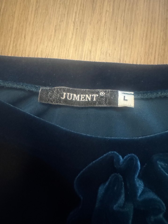 Jument marka kadife şık elbise - Görsel 3