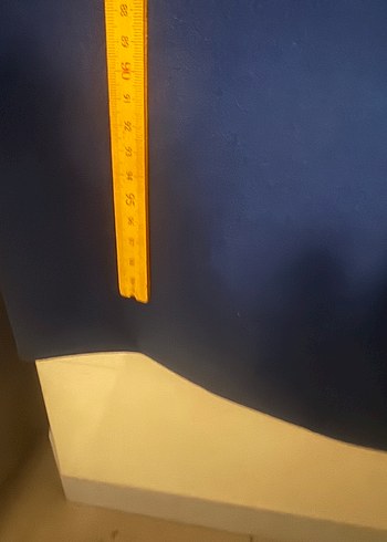 Kemerli Lacivert Uzun Kadın Elbise - Görsel 8