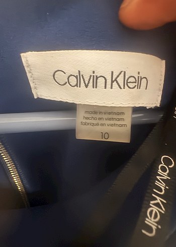 Kemerli Lacivert Uzun Kadın Elbise - Görsel 3