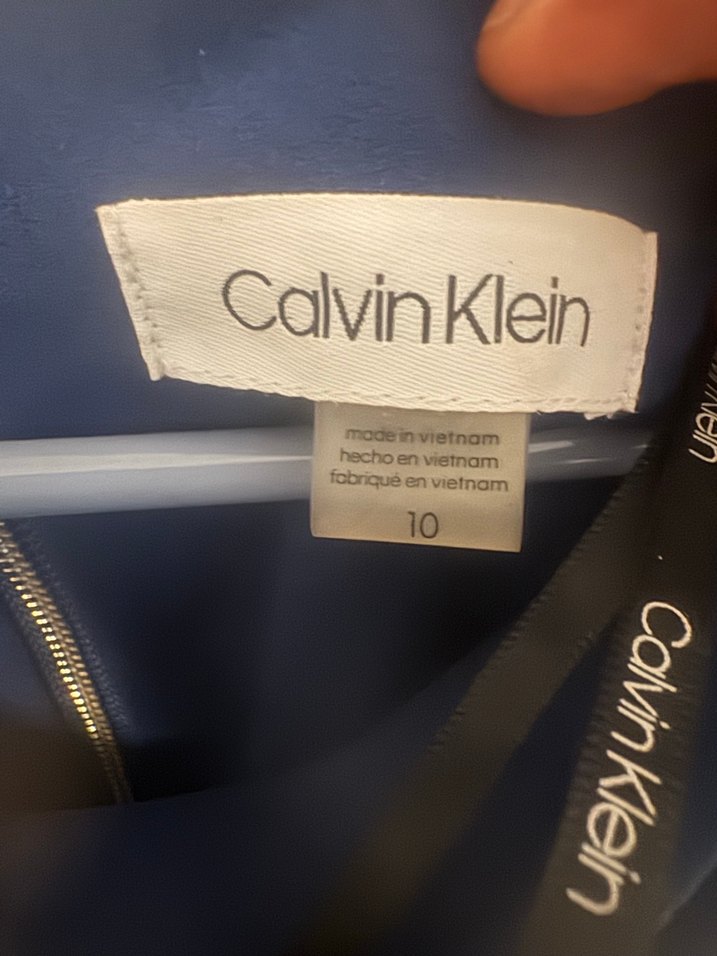 Kemerli Lacivert Uzun Kadın Elbise - Görsel 3