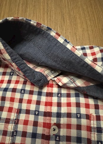 Erkek Çok Renkli Kareli uzun Kollu Gömlek - Görsel 4