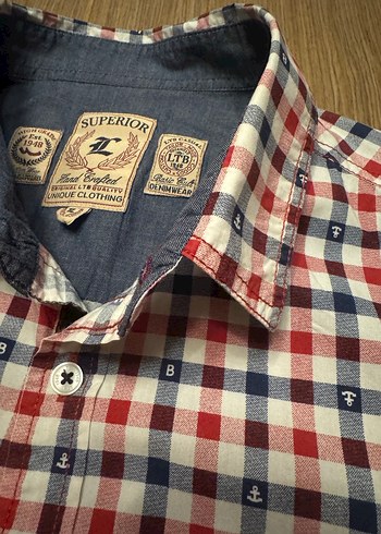 Erkek Çok Renkli Kareli uzun Kollu Gömlek - Görsel 3