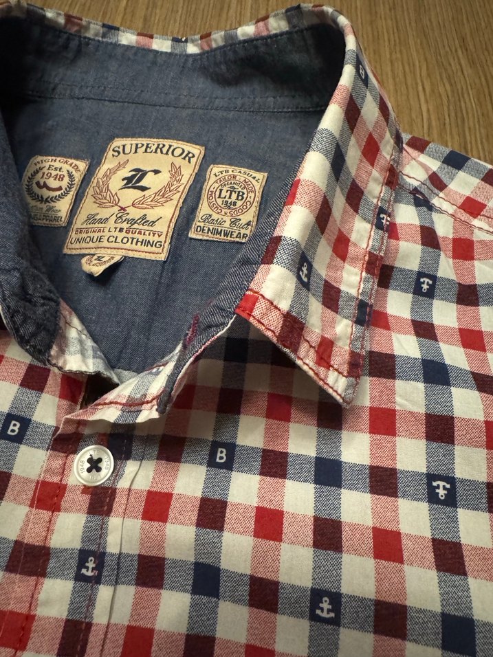 Erkek Çok Renkli Kareli uzun Kollu Gömlek - Görsel 3