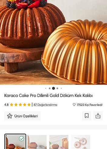 Karaca granit kek kalıbı 