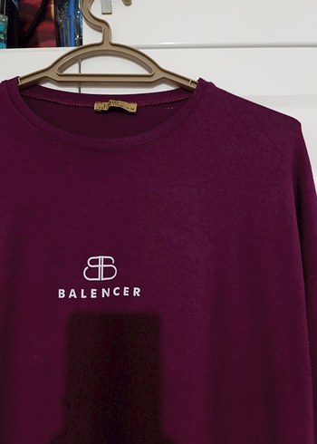 Bordo Uzun Kollu Kadın Tunik - Görsel 4